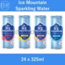 Ice Mountain Sparkling Water Can (Lemon/Peach/Grapefruit/Classic) (24 x 325ml)