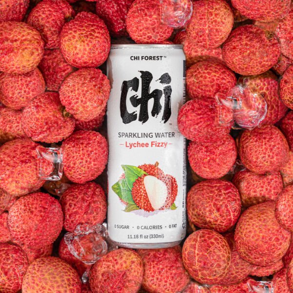 Chi Forest 元气森林 Zero Sugar Soda Sparkling Water 330ml × 6 Cans (Genki Forest) - Image 3